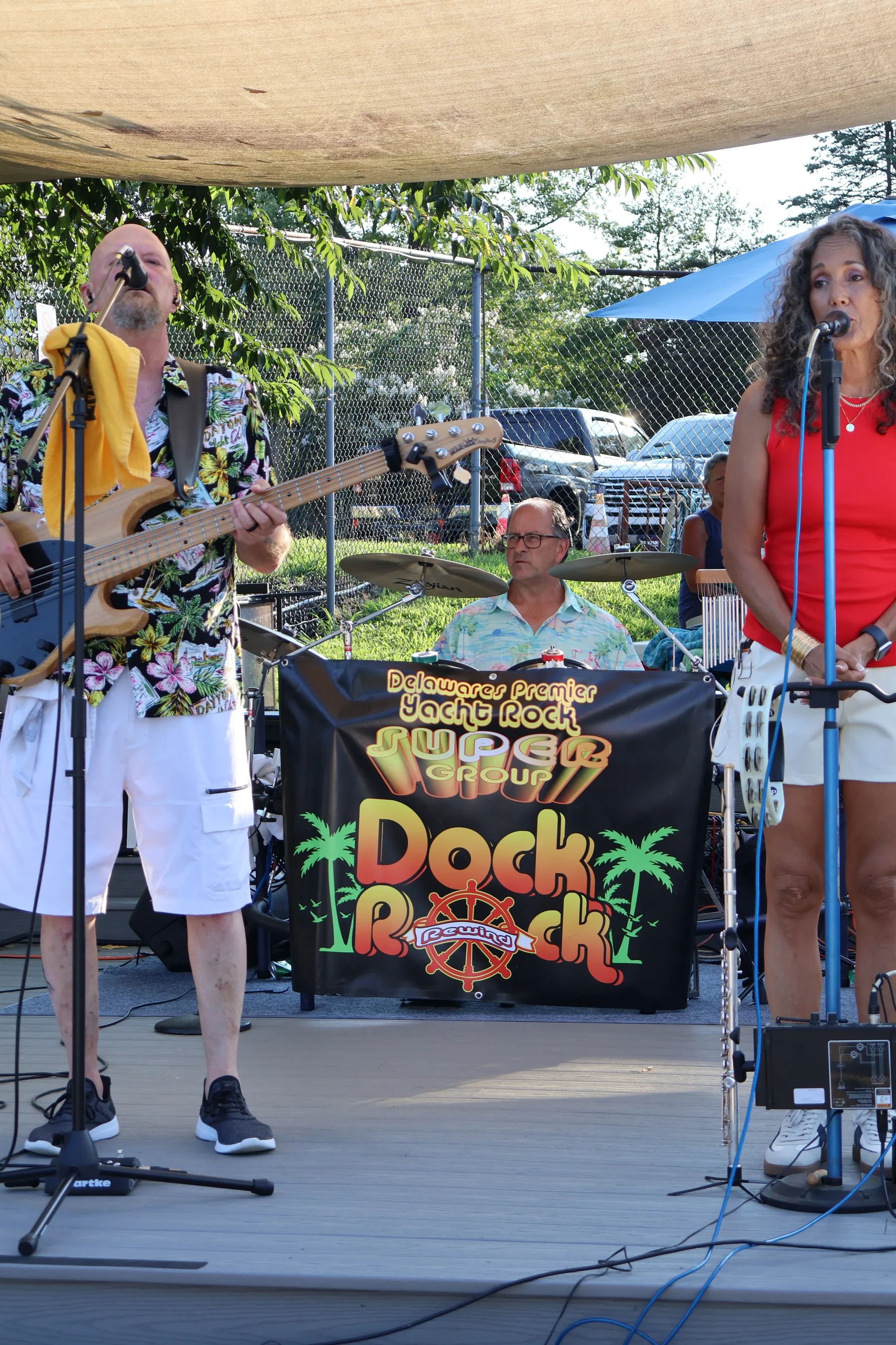 Dock Rock Rewind performing live